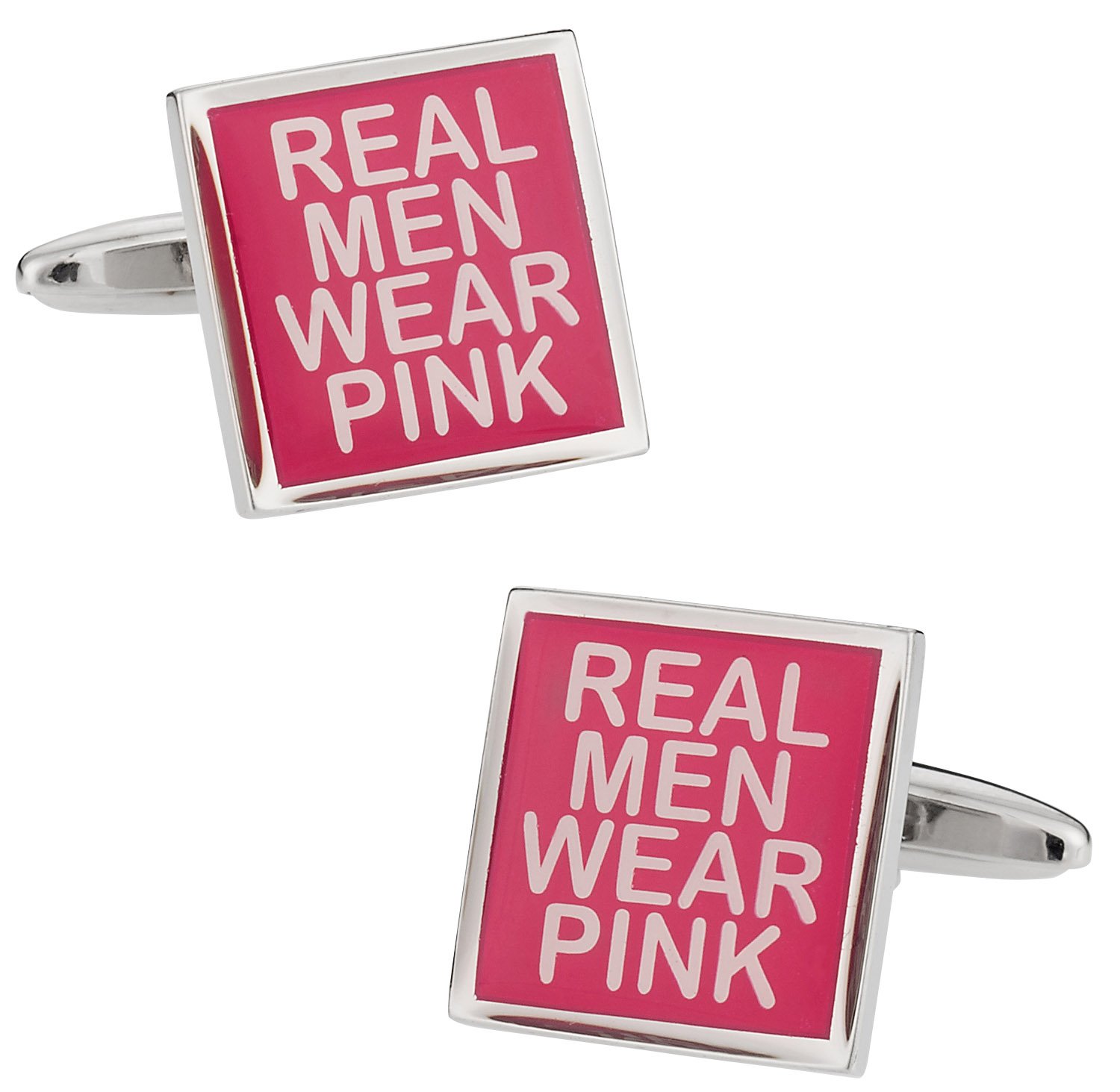 Cuff-Daddy Real Men Wear Pink Cufflinks Cuff Links