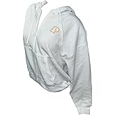 Victoria's Secret Pink Ivy Fleece Campus Full Zip Hoodie Color White New