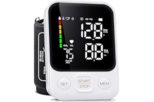 Blood Pressure Machine for Home Use Automatic Blood Pressure Monitor with 2x120 Reading Memory Adjustable Arm Cuff 8.7"-15.7"