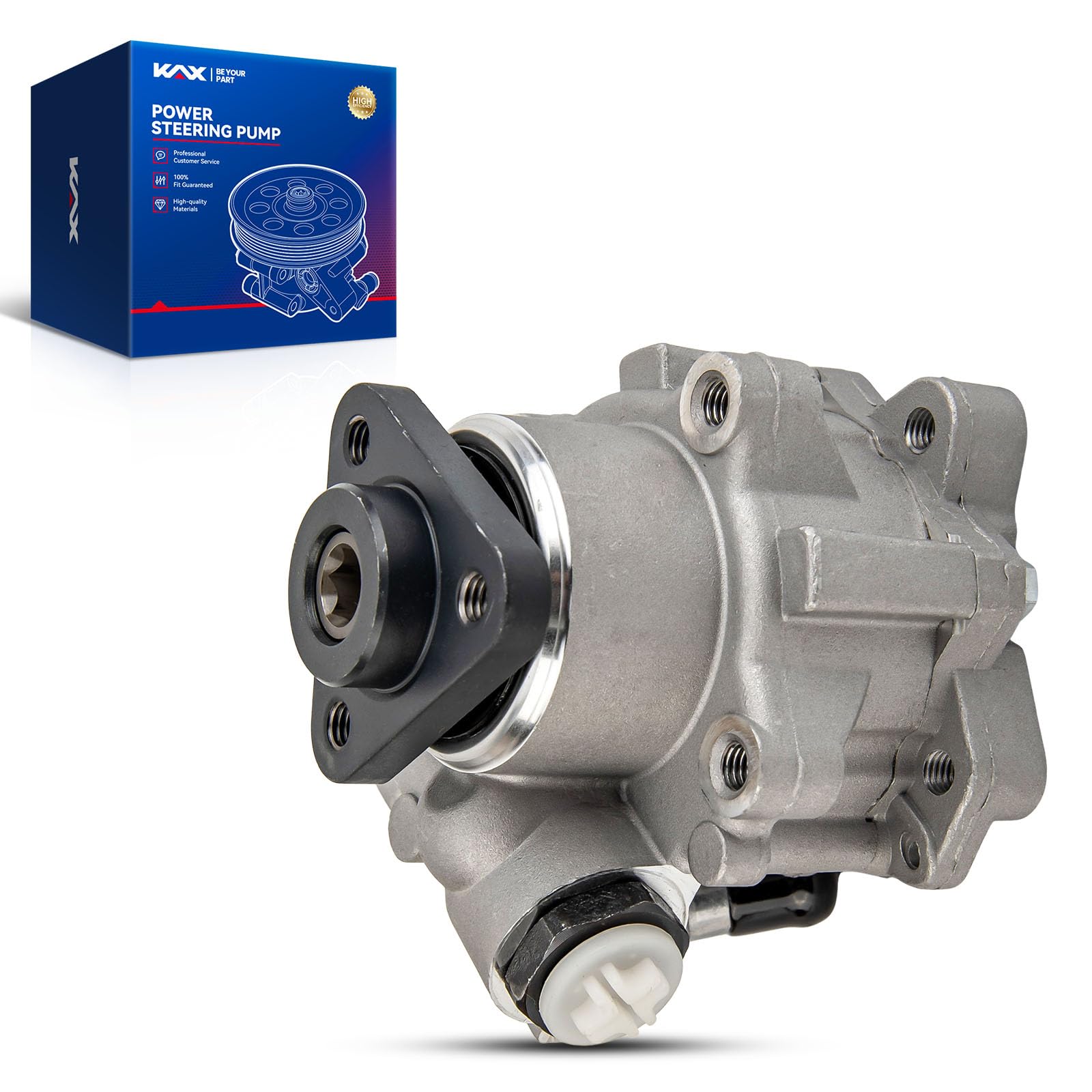 KAX Power Steering Pump Compatible with 1997-2000 528i, 2001-2003 530i; 525i, 1999-2000 323i, 2001 325i; 330i, 1999 328i, Replace# 21-5065