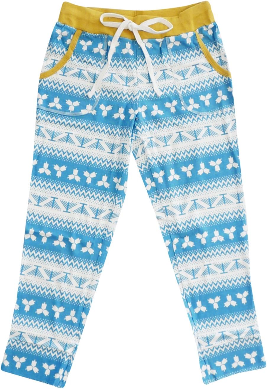 GELTFIEND Womens Fair Isle Hanukkah Print Pajama Pants