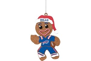 FOCO Buffalo Bills NFL Gingerbread Man Holiday Ornament