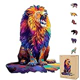 Lion Wooden Puzzles for Adults, Jigsaw Puzzle 200