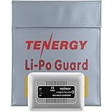 Tenergy TN267 1-4 Cells Li-Po/Li-Fe Balance Charger and Lipo Safe Charging Bag for Airsoft & RC Car Battery Packs with 1S to