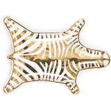 Jonathan Adler Women's Metallic Zebra Dish
