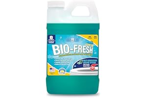 Walex Bio-Fresh Liquid Enzyme Holding Tank Treatment for RV, Camper & Marine - Black Water Tank Deodorizer, Liquifies Waste & Toilet Paper, Septic Tank Safe, Biocide-Free, Ocean Mist, 32oz