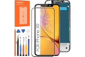 ARBILATO Incell Screen for iPhone XR Screen Replacement for iPhone A1984 LCD Screen A2106,A2105,A2018 Touch Display Digitizer Assembly Repair Parts（Black No Face ID）