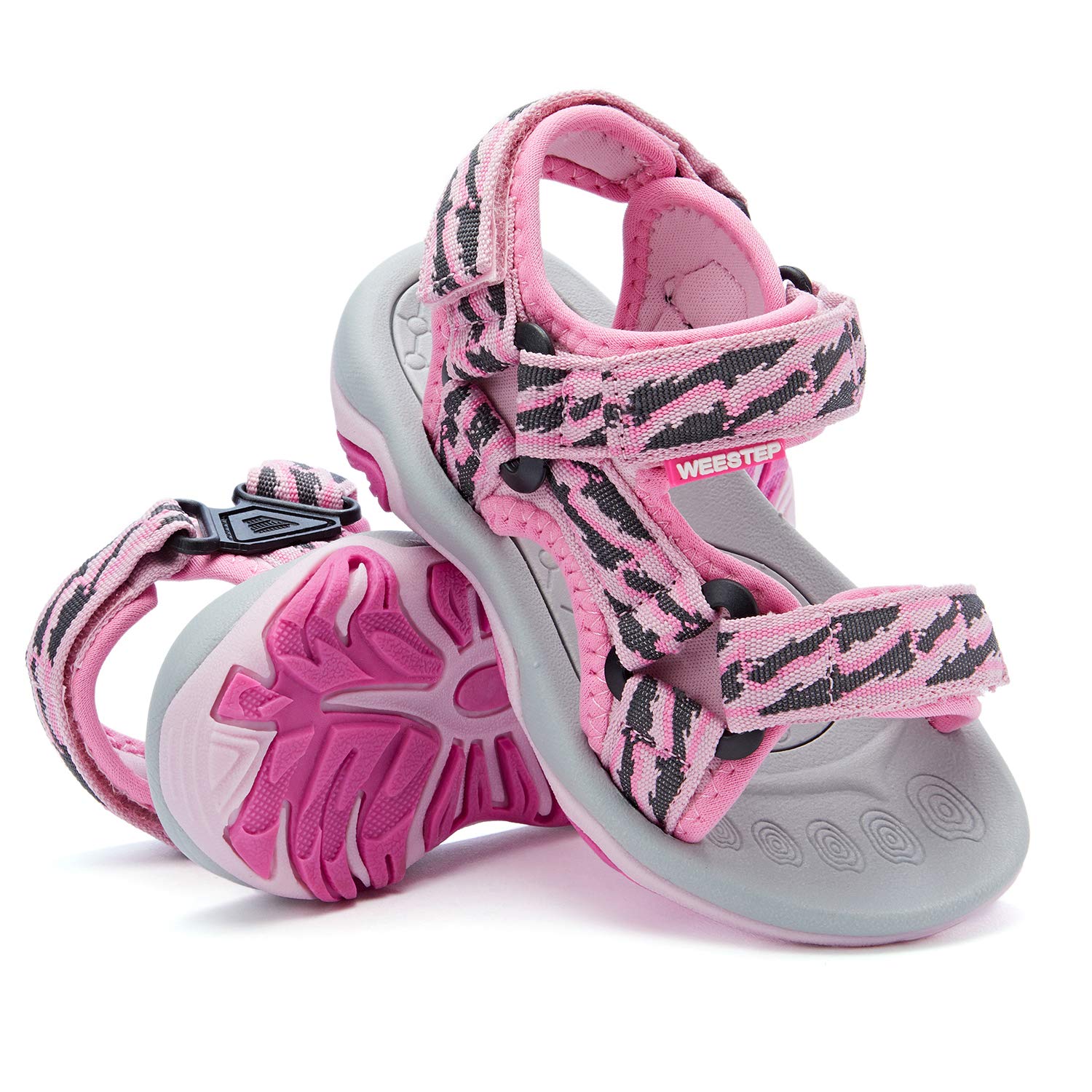 Photo 1 of 9.   Weestep Girls Boys Comfort Sandals Adjustable Straps for Toddlers Little Kid