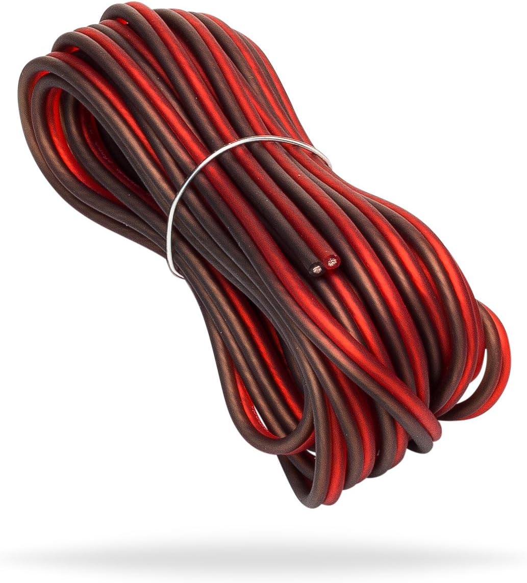 InstallGear 16 Gauge 17ft Speaker Wire True Spec and Soft Touch Cable: Car Electronics