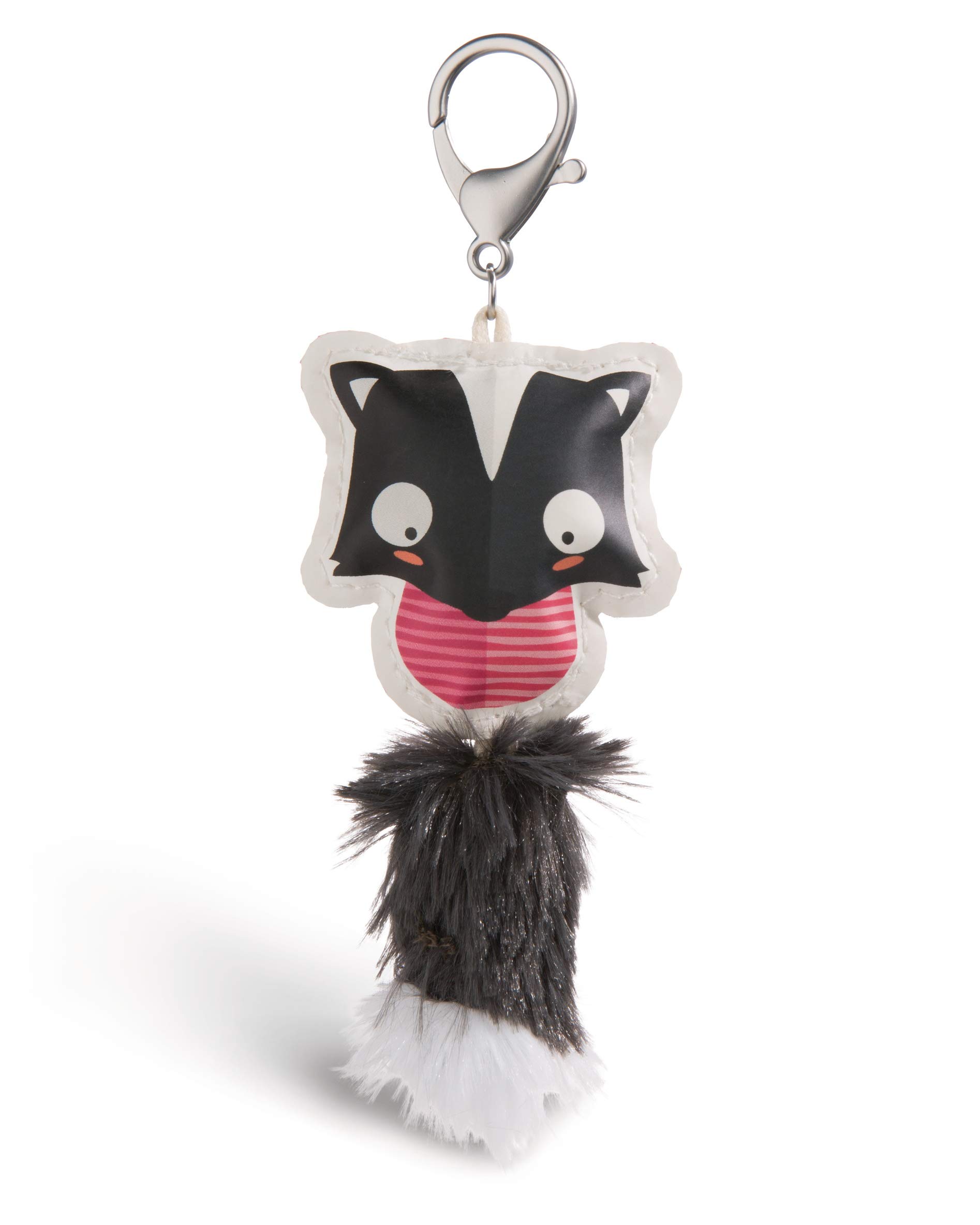 NICI 45586 Skunk 12 cm Bag Pendant Faux Leather Colourful