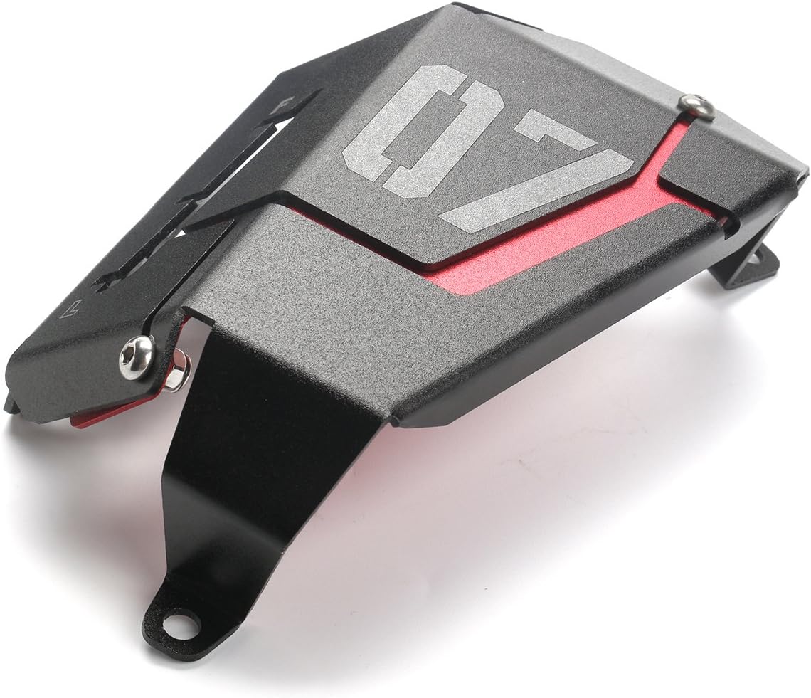Alamor Radiator Water Coolant Resevoir Tank Guard Cover compatible with Yamaha FZ-07 MT-07 2013-17 - Red