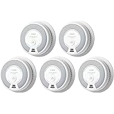 X-Sense Smoke &amp; Carbon Monoxide Alarm, SC06, 5-Pack | 10-Year Sealed Battery (Not Hardwired), 2-in-1 smoke &amp; CO detection, Easy Installation, UL 217 &amp; UL 2034 Certified