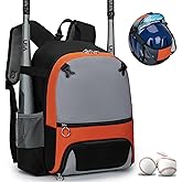 KAVIGOR 2026 Youth Baseball & Softball Bag | Ultra-Light Tball Backpack with Shoe Compartment & Helmet Holder | Skin-Soft Fabric