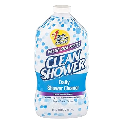 Amazon.com: Clean Shower Daily Shower Cleaner Refill 60oz (Pack of 5