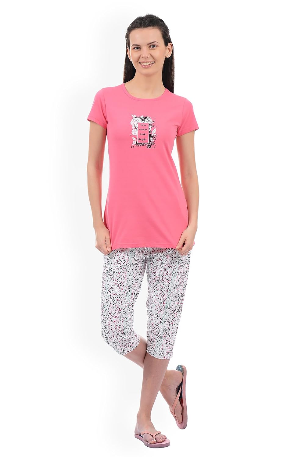 sweet dreams multi printed capri