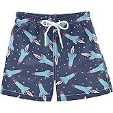 visesunny Boys Surfing Board Shorts Quick Dry Boys Swim Shorts s Swim Trunks Size from 2T to 14/16