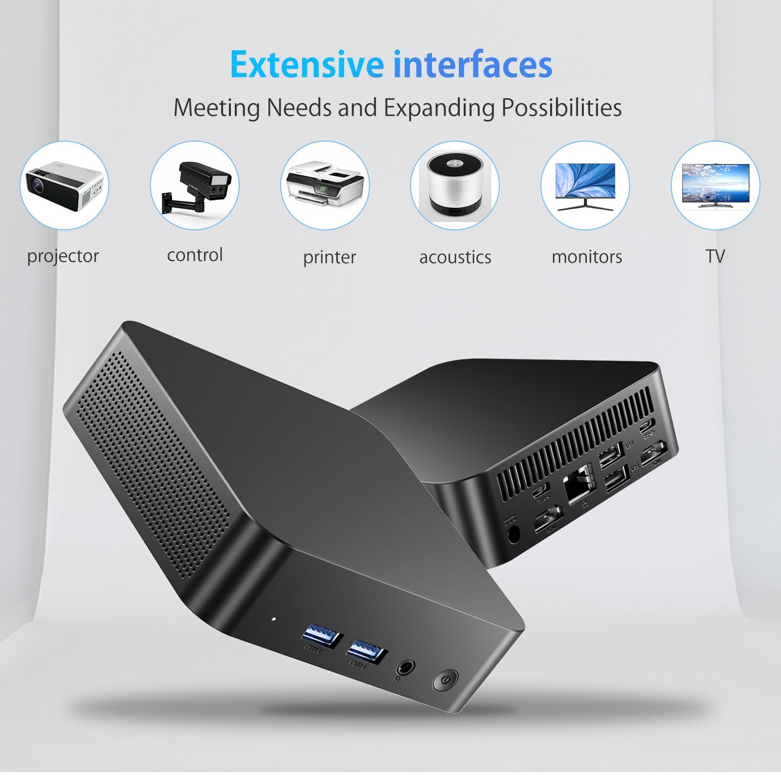 Mua Mini PC N100 Intel N100 (4C/4T, 3.4GHz) 16GB DDR4 RAM 512GB SSD，USB ...