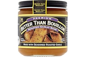 Better Than Bouillon Premium Roasted Garlic Base, Made with Seasoned Roasted Garlic, 38 Servings Per Jar, 8 Ounce (Pack of 1)