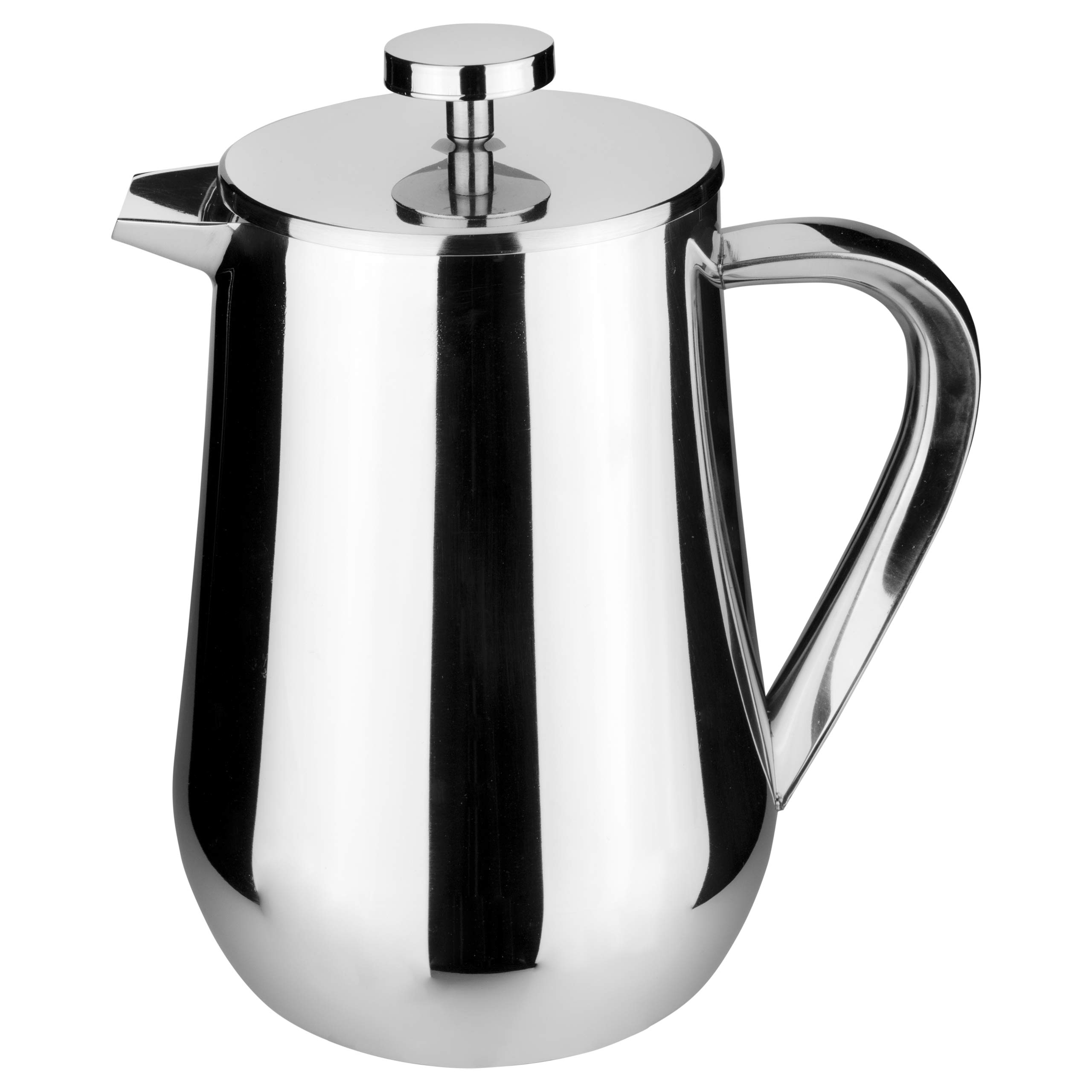 Café Olé UFD Cafetière, 1 Litre 3 Cup 18/10 Stainless Steel French Press Coffee Maker
