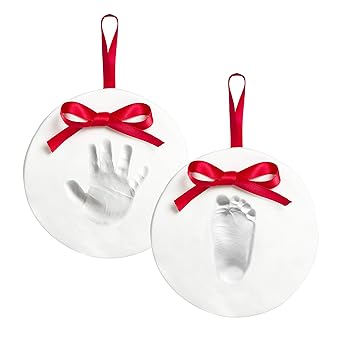 baby footprint ornament