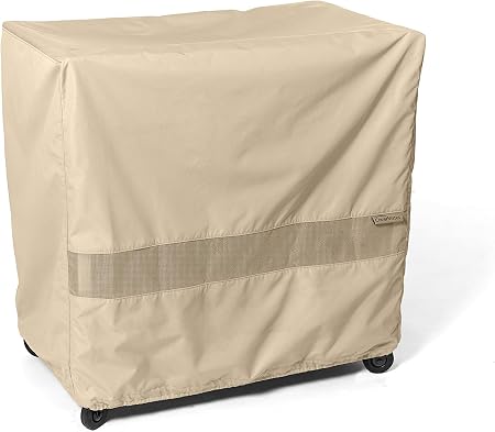 Amazon Com Covermates Serving Cart Cover Water Resistant Polyester Mesh Ventilation Patio Table Covers Khaki Patio Furniture Set Covers Garden Outdoor