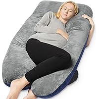 QUEEN ROSE Pregnancy Pillows for Sleeping, Maternity Body Pillow for Pregnant Women, U Shaped Pregnancy Pillow with…