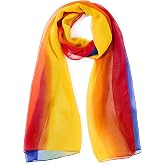 American Flag Scarf,Patriotic Scarf for USA Soccer Fans,Red White And Blue Scarves For 4th of July,Great Gift for USA Party