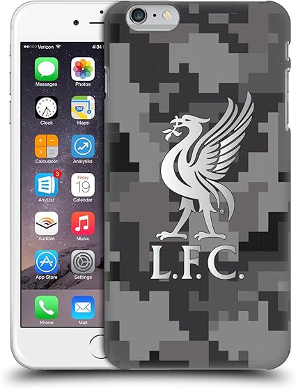 Amazon Co Jp オフィシャル Liverpool Football Club アウェイ カラー デジタル カモフラージュ Apple Iphone 6 Plus Iphone 6s Plus 専用ハードバックケース 家電 カメラ