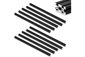 SEEKLINY 10PCS V Slot 2020 Aluminum Extrusion European Standard 800mm(31.4’’) Length Anodized Extruded Aluminum for CNC DIY 3D Printer and Industrial Bracket Making