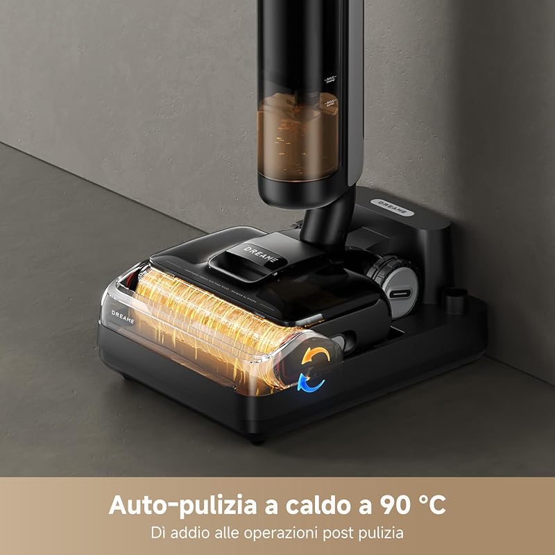 H12 Pro FlexReach Aspirapolvere Lavapavimenti, Design Piatto a 180°