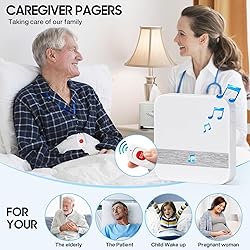Caregiver Pagers Wireless Call Button for Elderly