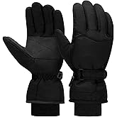 DARCHEN Kids Snow Gloves - Boys & Girls Winter Waterproof Gloves for Ski & Snowboarding - Insulated, Thick, Warm, Windproof - Ages 3-12