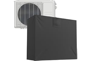 GUEQUITLEX Mini Split Air Conditioner Covers for Outside Compressor 31.1 x 12.6 x 22.8 inches AC Condenser Cover with Vent Ho