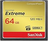 SanDisk Extreme UDMA7 CompactFlash Card 64GB Video 20 MB/s VPG 120 MB/s view 1