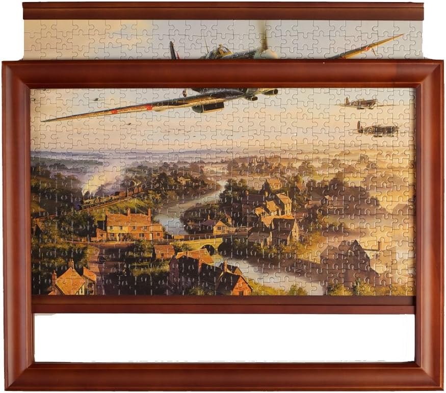 JIGFRAME DARK 500 SMALL - Fits puzzles that are between 18.46 and 19.49 inches long and between 12.95 and 14.29 inches wide Fits puzzles that are between 469 and 495 millimetres long and between 329 and 363 millimetres wide