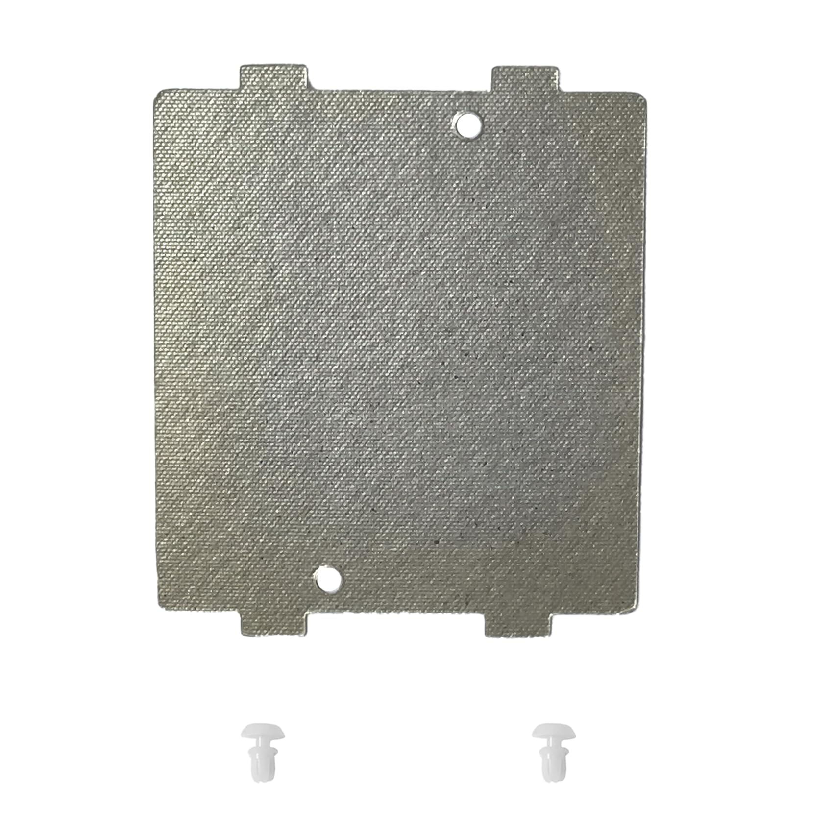 Photo 1 of 2 Pcs WB39X10034,262100100006 Microwave WaveGuide Mica Cover,Fit for General Electric (GE) Microwave AP4980541, AH3486812,with Locking Button Rivet