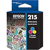 Epson 215 Ink Standard Capacity Tricolor Cartridge T215530 | Works With WorkForce WF-100 WF-110 EC-C110