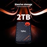 Netac ZX20 2TB Portable NVMe SSD USB 3.2 Gen 2x2 2000MB/s Read 1700MB/s Write view 3