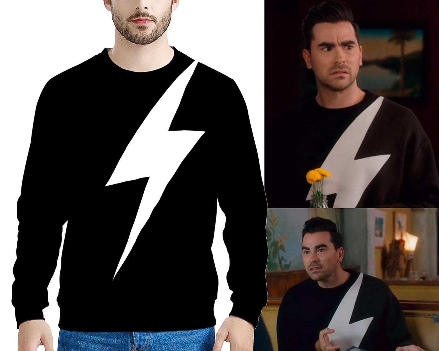 Gift Lightning Bolt Sweater Long Sleeve 