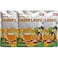 Craft Beer Brewing Ingredient Kit for One Gallon of Brew(16.1 oz), Pale Ale,. Amber Lager, Bavarian Wheat Hefeweizen, ABV:5~5.5% vol (3-Pack, Amber Lager)
