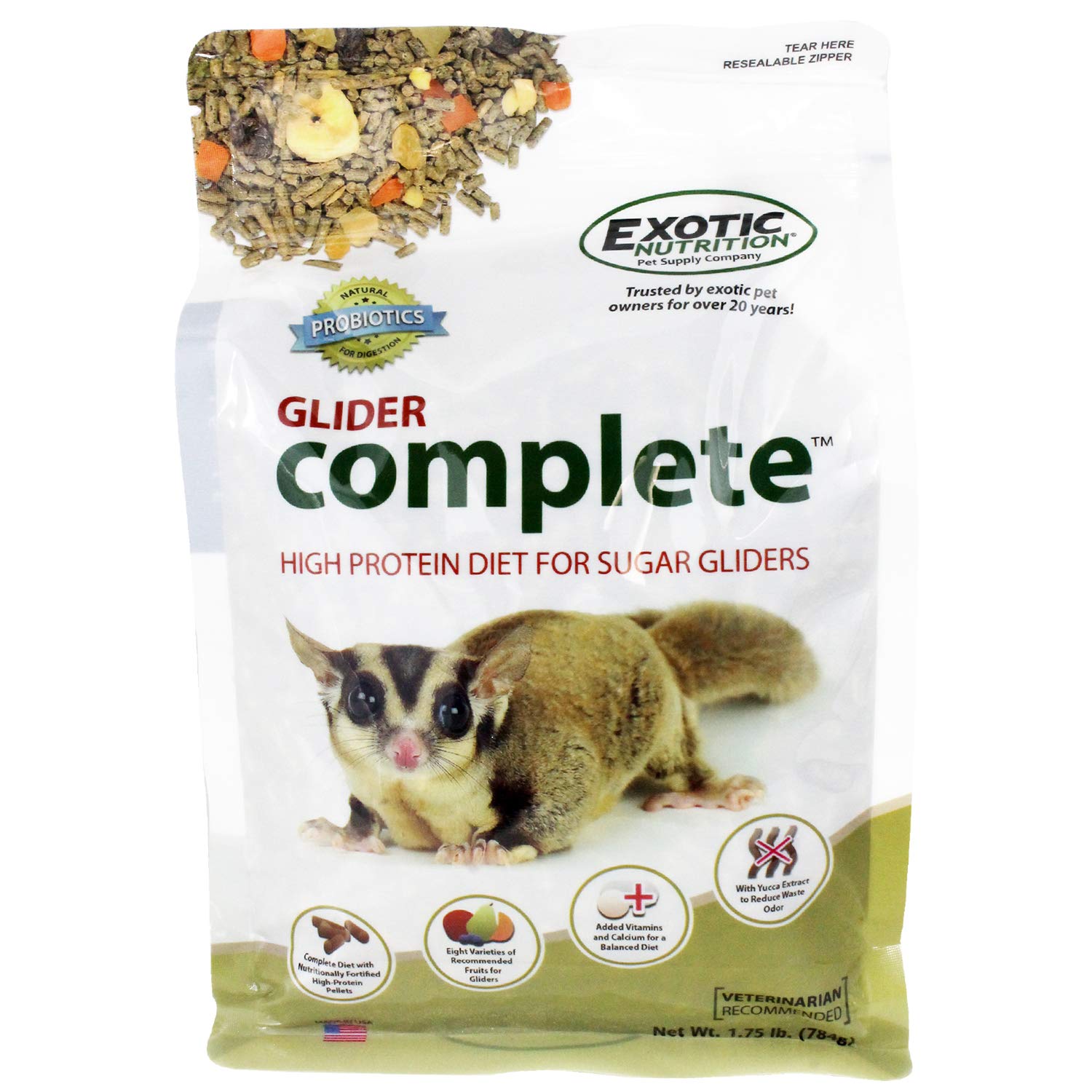 Glider Complete (1.75 lb.) Healthy High Protein Nutritionally Complete Staple Diet Sugar