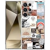 AOSSXIN Jesus and Cowboy Case for Samsung Galaxy S24 Ultra,Christian Quotes and Western Cowgirl Collage,Trendy TPU Bumper Case for Galaxy S24 Ultra