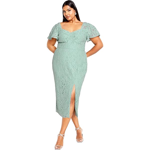 City Chic Women's Plus Size Pippa Lace Dress, Navy at Amazon Women's Clothing store City Chic Women's Plus Size Pippa Lace Dress, Navy at Amazon Women's Clothing store