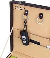 SICOU 5 Sets Keychain Hooks Swivel Clasps Metal Lobster Claw 1.5 Inch view 2