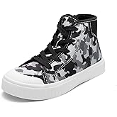 DREAM PAIRS Kids Sneakers Little Boys Girls High Top Canvas Shoes LilLegends CourtStar Casual Walking Shoes