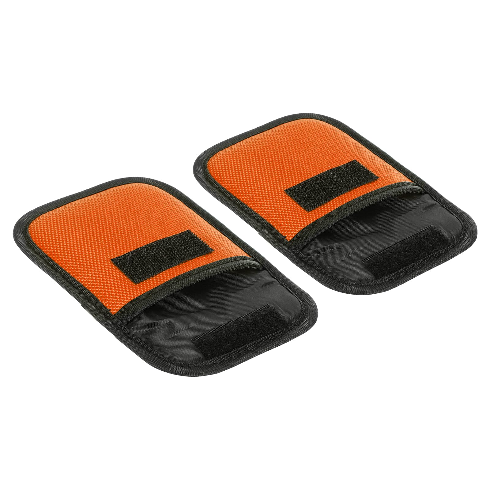 PATIKIL 2 Pcs Lens Filter Case, Camera Filter Case Portable Lens Filter Pouch Photography Fit Camera Bag Coat Pocket Drone for 25mm-58mm, Orange