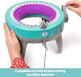 Knitting Circle KNITTING CIRCLE Kids Craft Kit 40 Pin Circular Machine Grey view 9