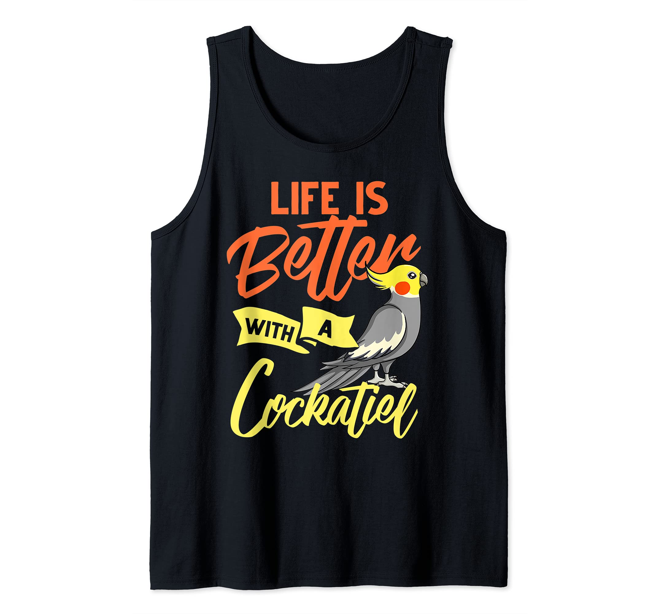 Cockatiel Bird Cage Whistle Cockatoo Tank Top