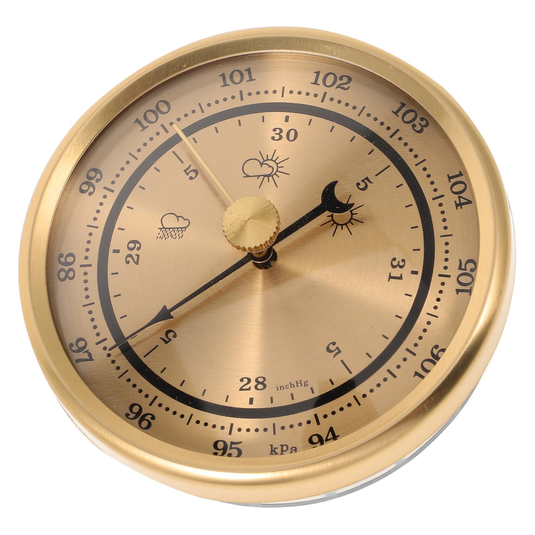 Multi-function Portable Barometer with Dial Design Accurate Air Pressure Gauge Thermometer Hygrometer for Weather Forecasting