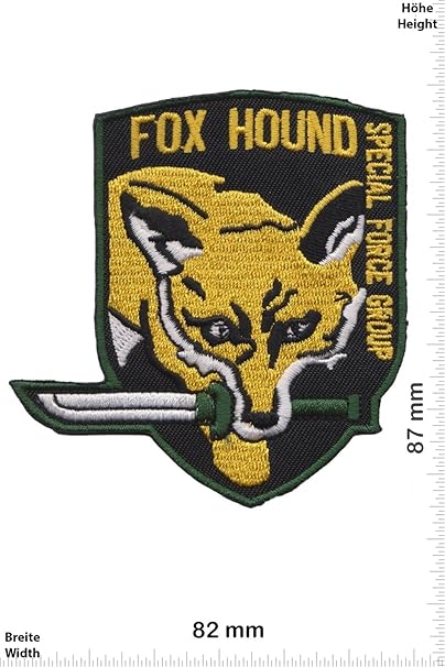 Patch - Fox Hound - Special Force Group - US Army - Military - U.S. Army - Air Force -Tactical - Arme - Bundeswehr - Militär 